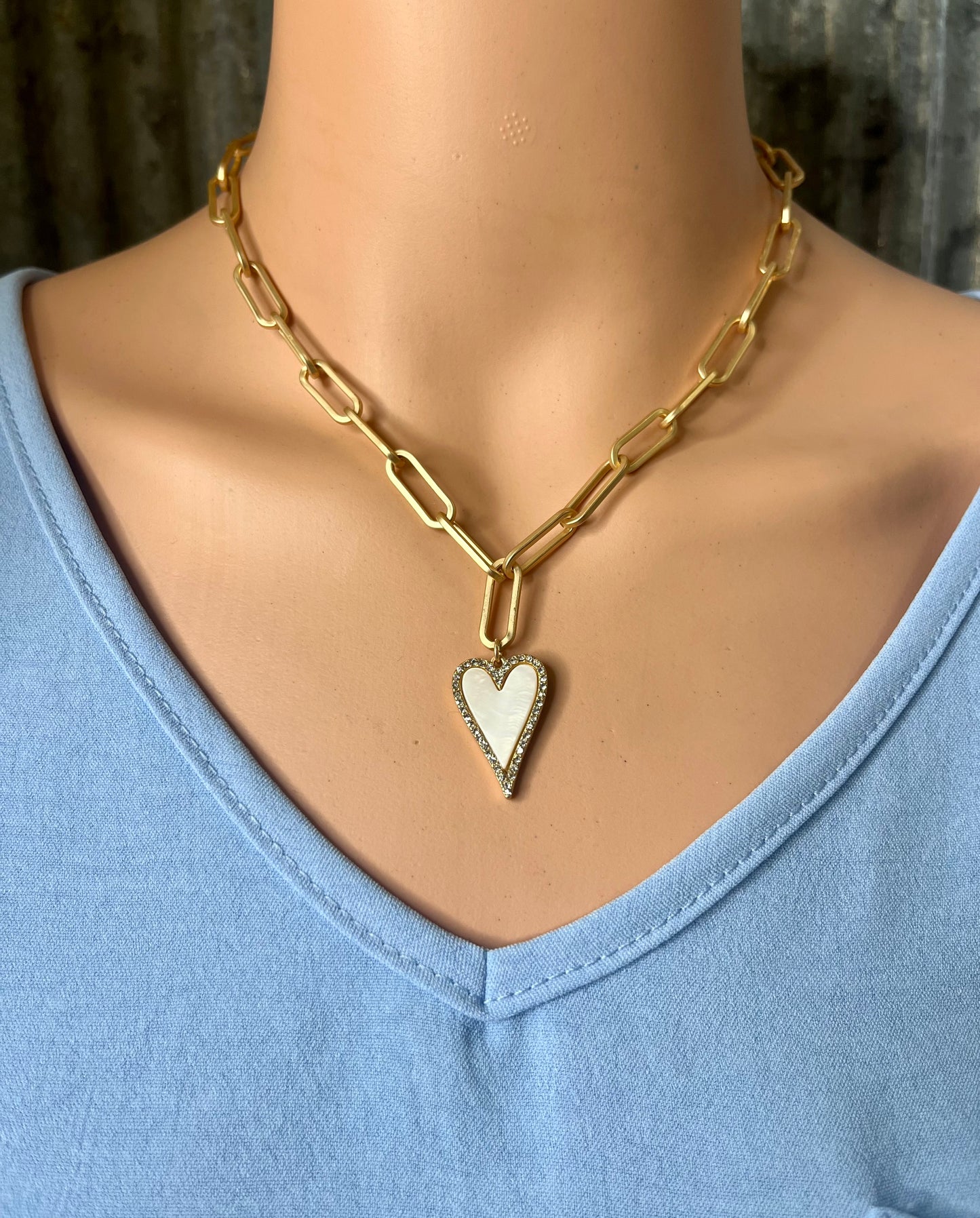 Gold Heart Necklace