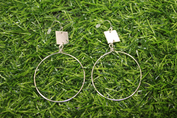 Square & Circle Earrings