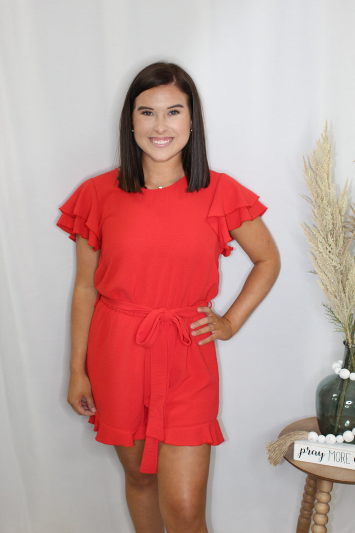 Tangerine Romper