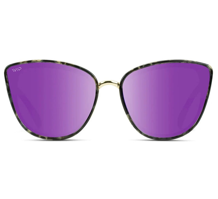 Aria Tortoise Purple Lens Sunglasses