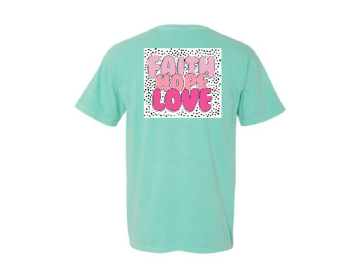 Girls Faith Hope Love T-Shirt