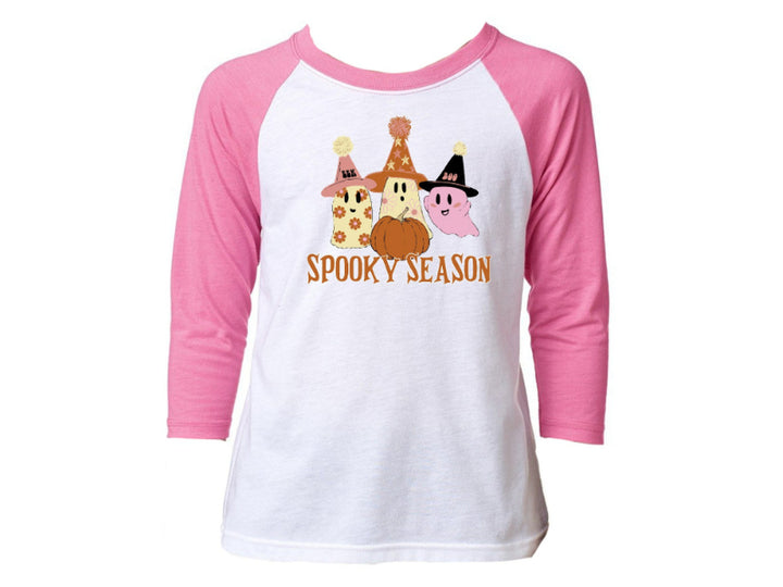 Kids Spooky Season 3/4 Sleeve T-shirt