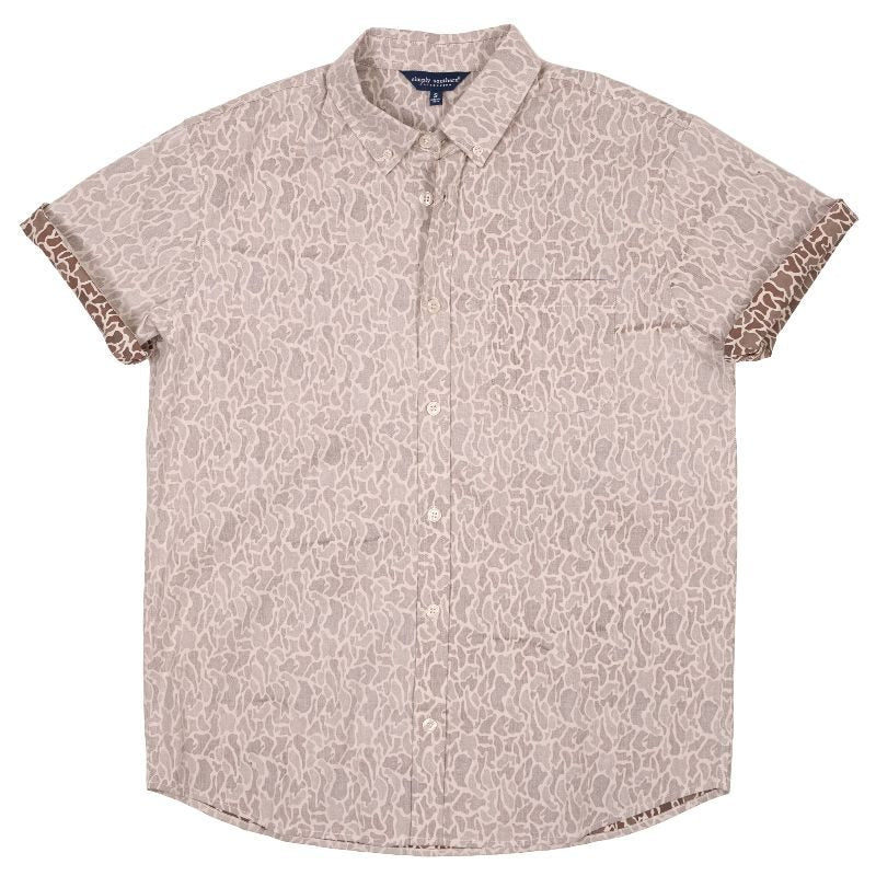 Men's Camo Button Down Shirt Uniquely Southern Boutique & Gift