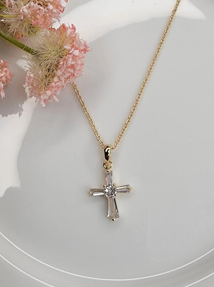 Gold Cross Necklace