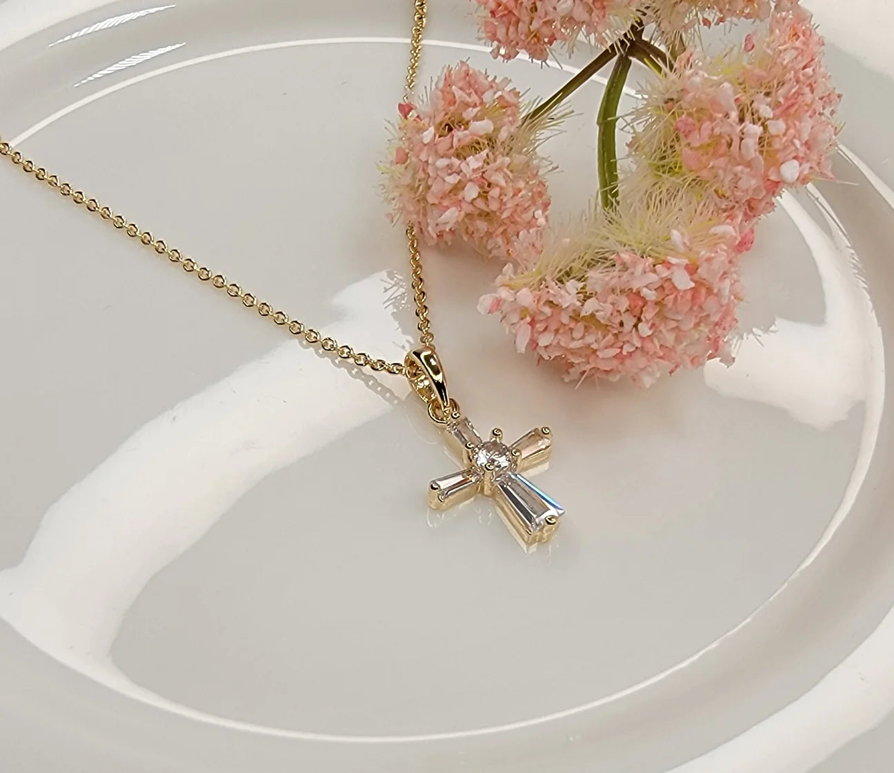 Gold Cross Necklace