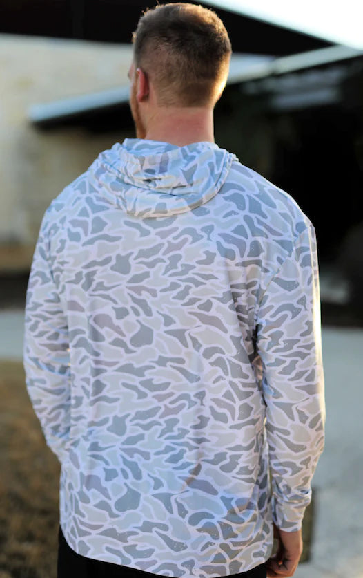 White Camo Performance Hoodie