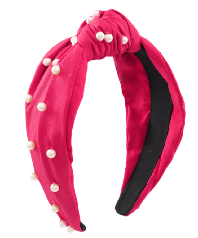 Pink Pearl Headband