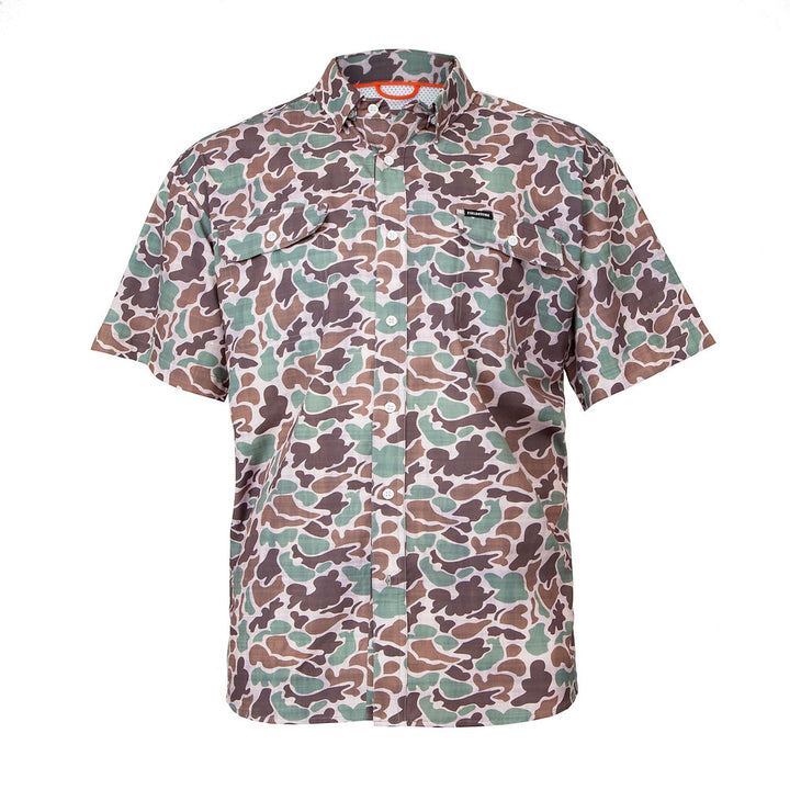 Youth Camo Button Down Shirt