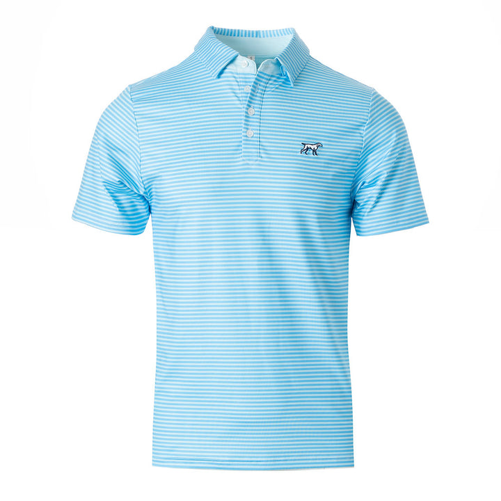 Men's Blue Stripe Polo