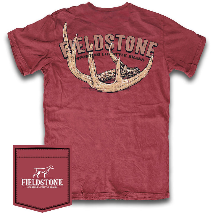 Maroon Deer Horn T Shirt