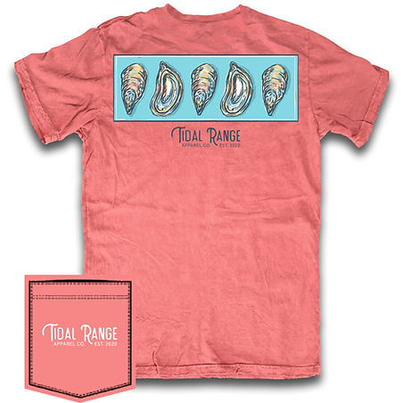 Pink Oyster Bar T Shirt