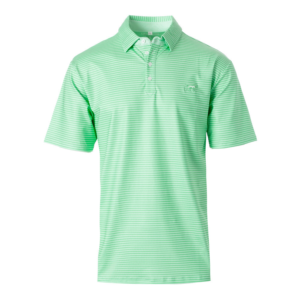 TODDLER/YOUTH Seafoam Striped Polo